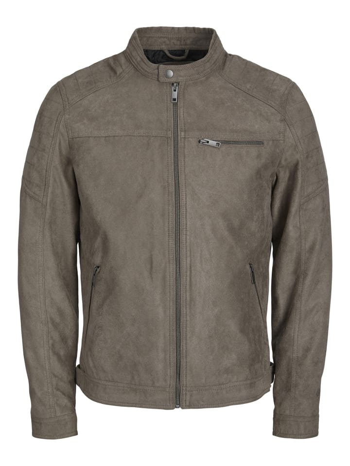 

Кожаная куртка Jack & Jones