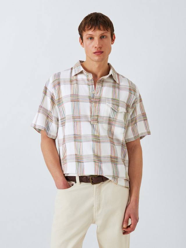 

Хлопковая рубашка регулярного кроя в клетку Dubbleware, White