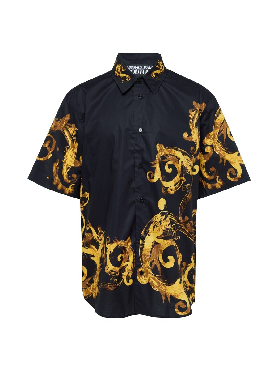

Рубашка Versace Jeans Couture Comfort fit Button Up, черный