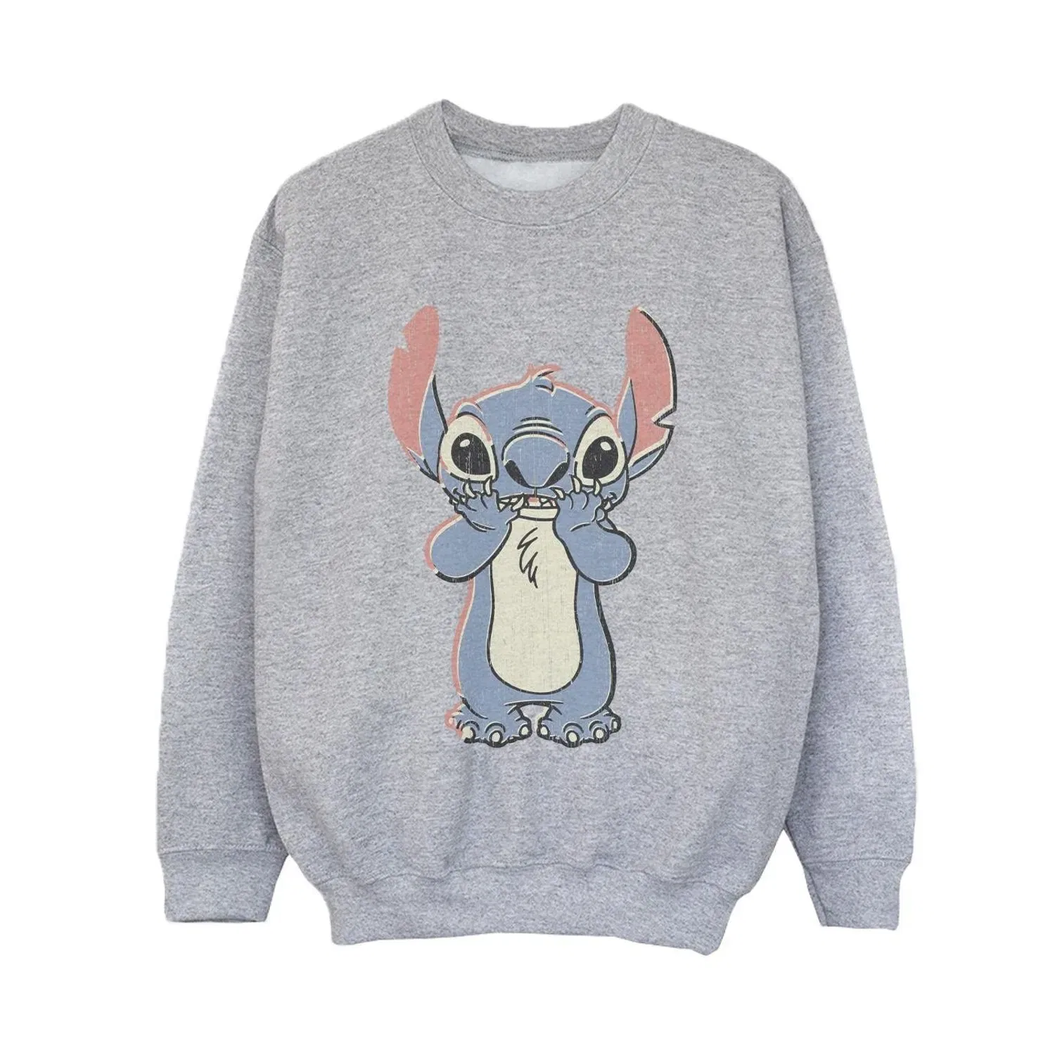 Худи с принтом Lilo & Stitch Disney, серый — фото 2