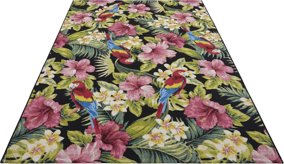 

HANSE Home уличный ковер "Tropical Feeling", прямоугольный, для дома и улицы, ковер, устойчивый к атмосферным воздействиям, для балкона, сада, гостиной 240х340 см, цвет bunt