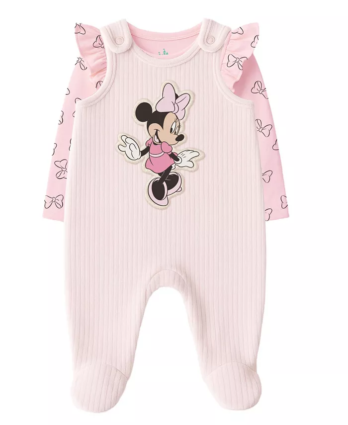 

Комплект из двух предметов для девочек: комбинезон и топ Minnie Mouse Disney