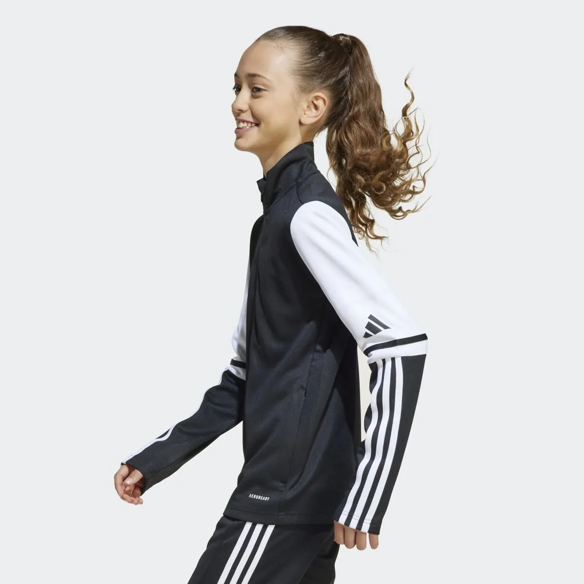 Squadra 25 Kids Толстовка с капюшоном Adidas для детей, чёрный — фото 3