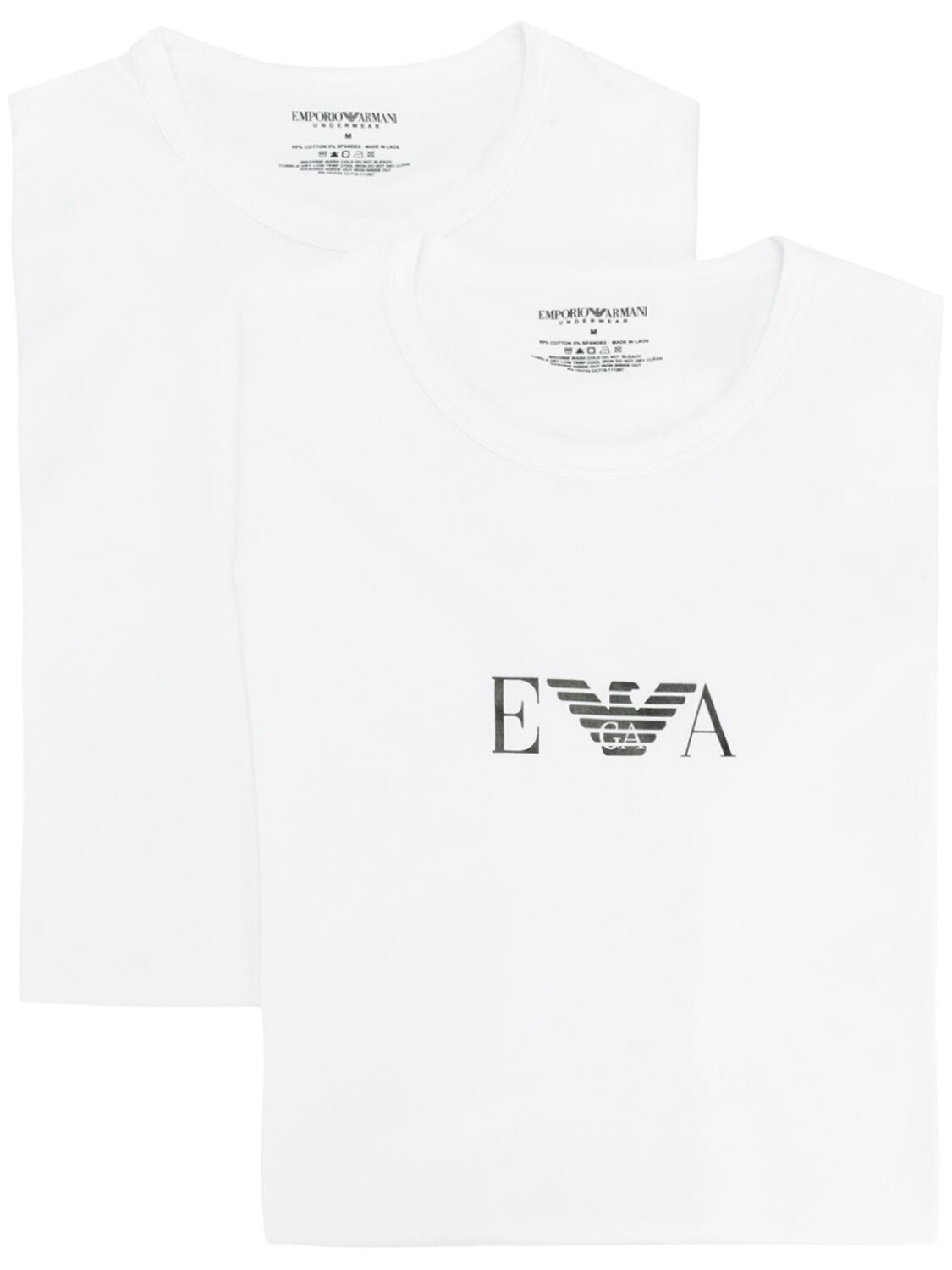 

Emporio Armani футболка с принтом-логотипом, белый