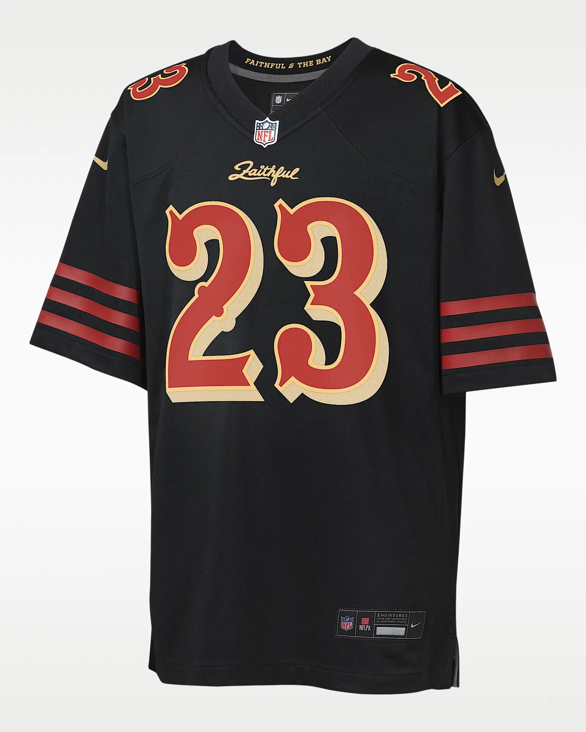 Детская большая игровая форма Nike NFL Christian McCaffrey San Francisco 49ers Rivalries Collection, Black