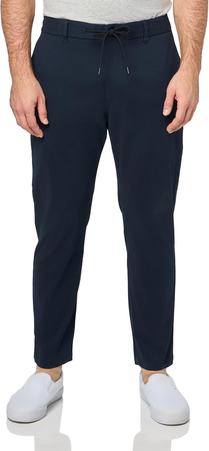 

BOSS Мужские техно-твиловые зауженные чинос, Blueberry Blue