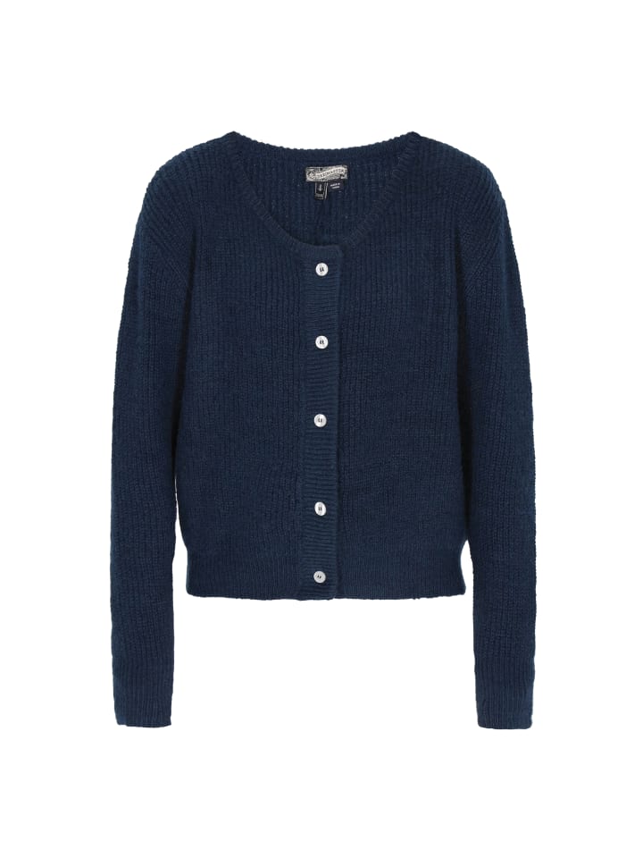 

Женский кардиган темно-синего цвета DreiMaster Vintage