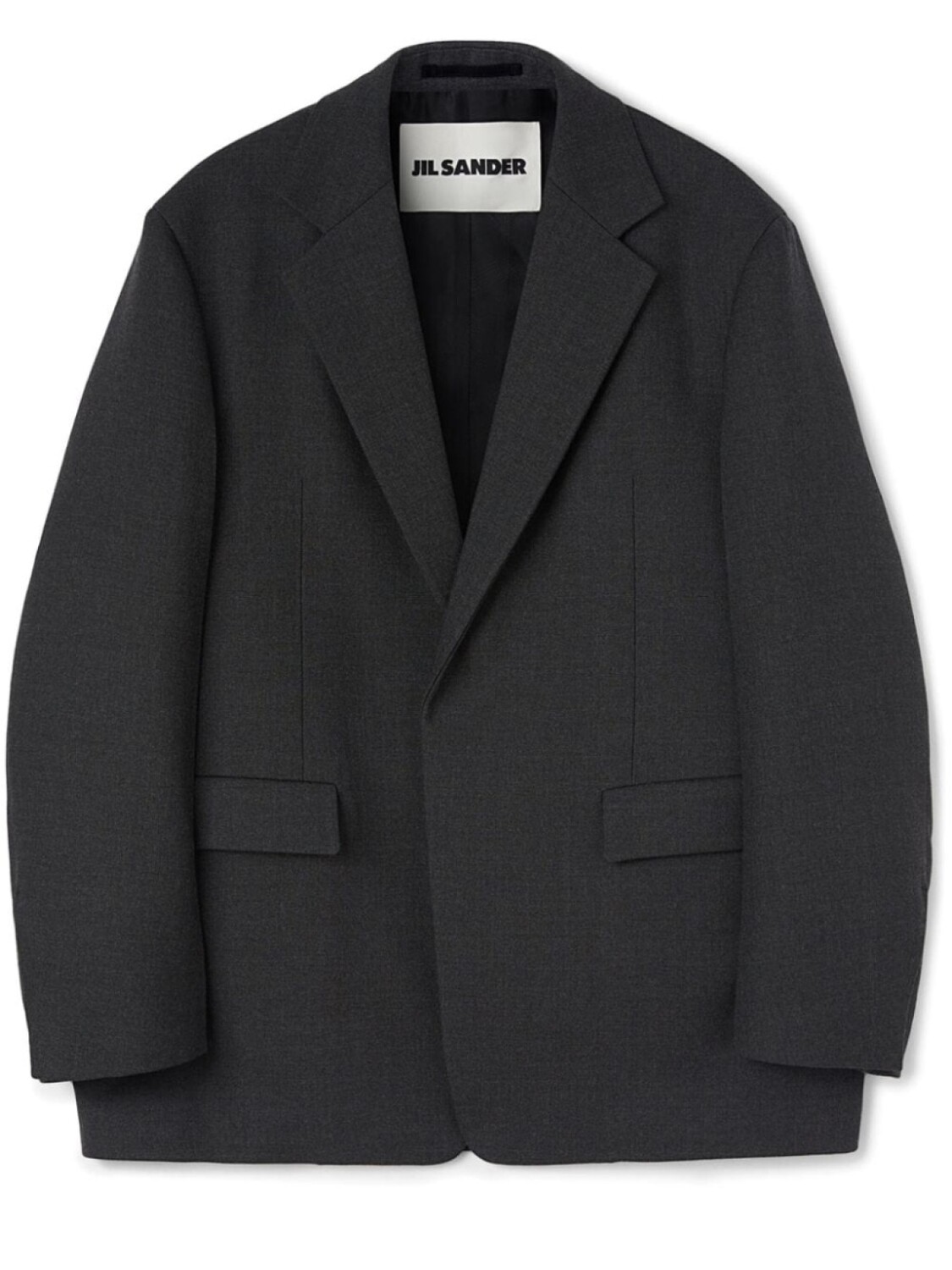 

Однобортный блейзер Jil Sander, черный