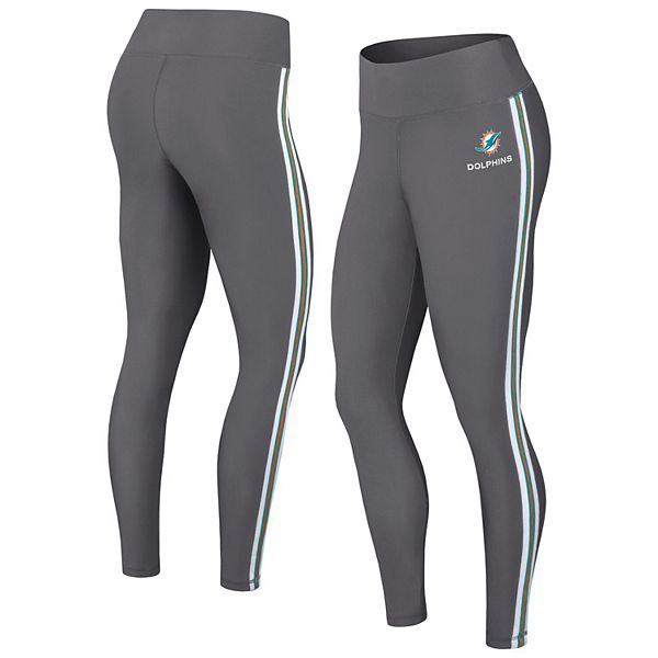 

Женские леггинсы Miami Dolphins с цветными блоками в цвете charcoal Wear By Erin Andrews