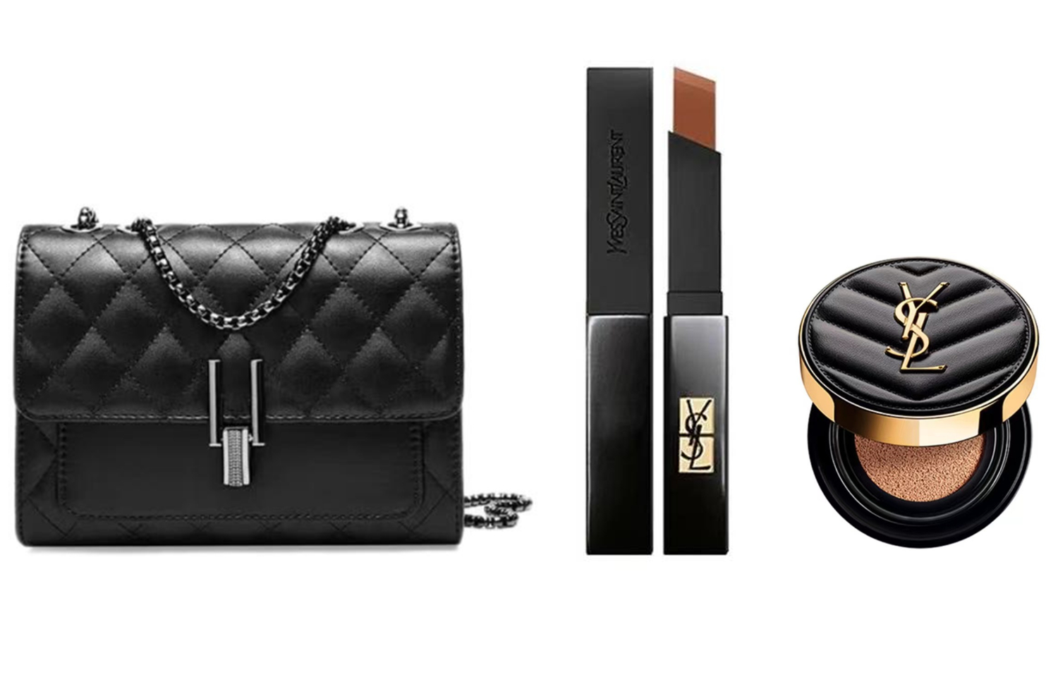 SAINT LAURENT Набор помады little gold bar для женщин