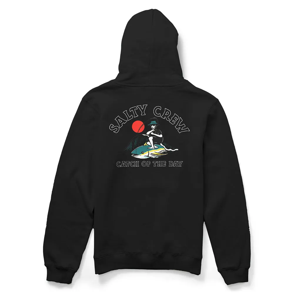 

Худи Salty Crew Catch of the day flc, черный