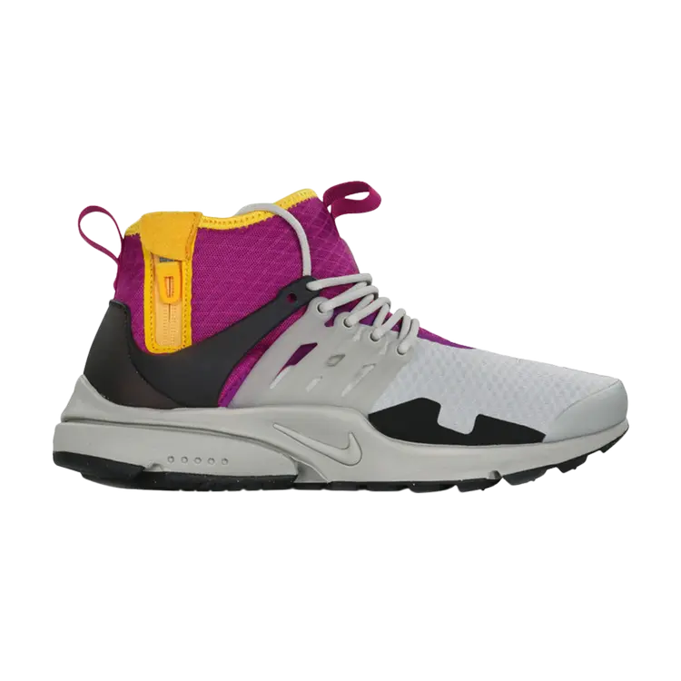 

Кроссовки NikeLab Air Presto Mid SP 'Granite Rave Pink', серый