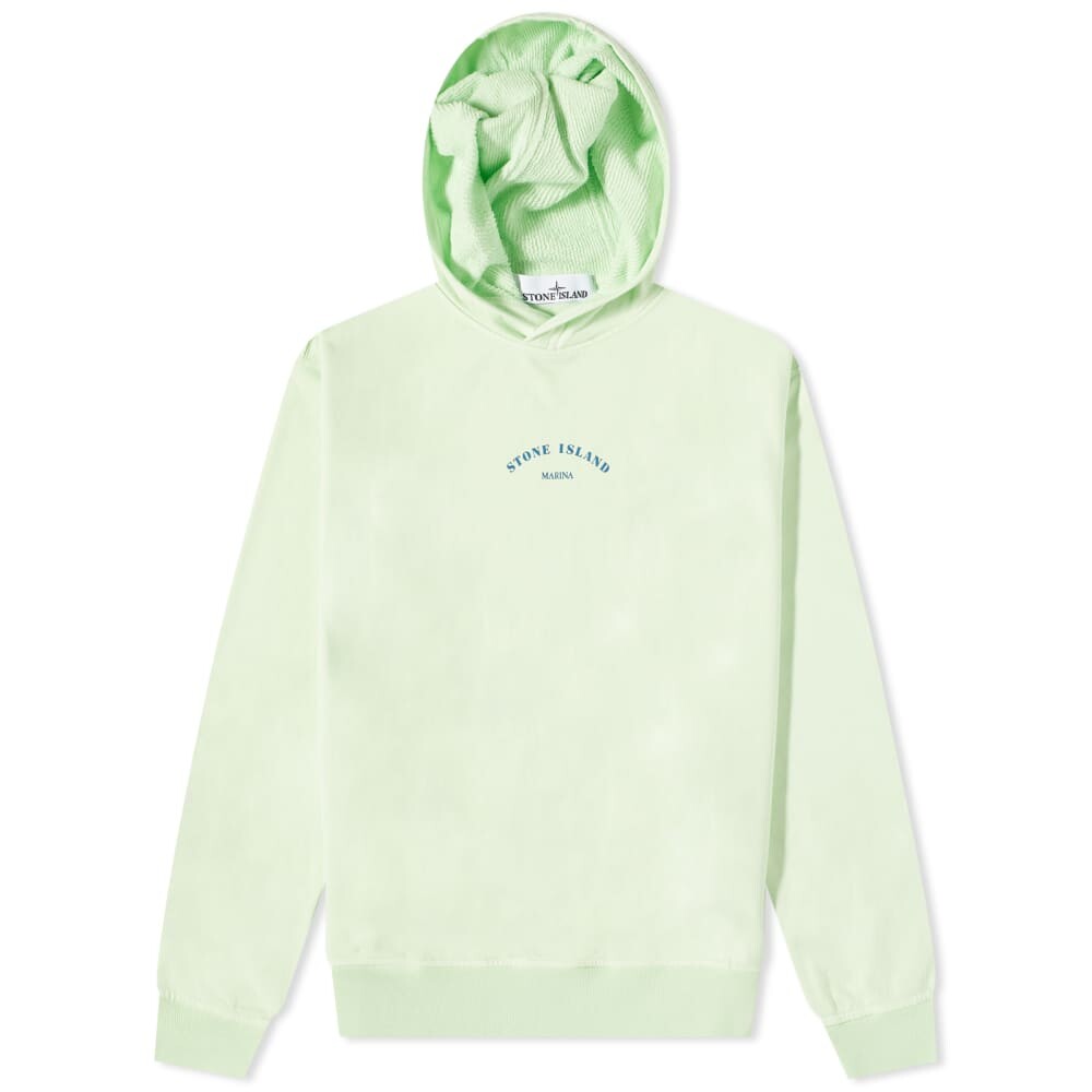 

Окрашенная толстовка с капюшоном Stone Island Marina Plated Popover
