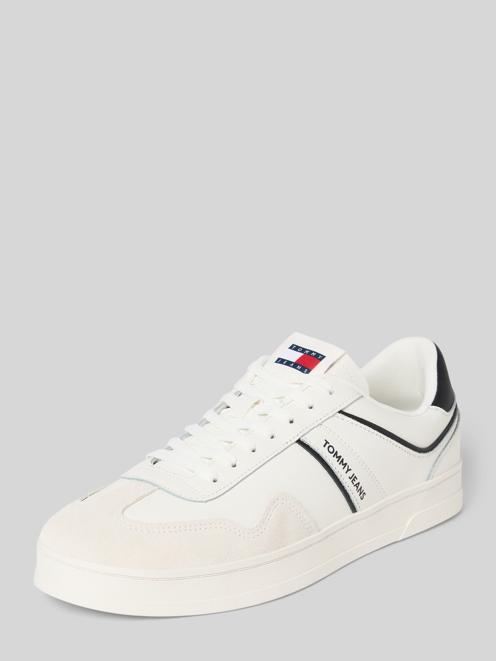 

Кожаные кроссовки с этикеткой, модель «THE GREENWICH» Tommy Jeans, экрю