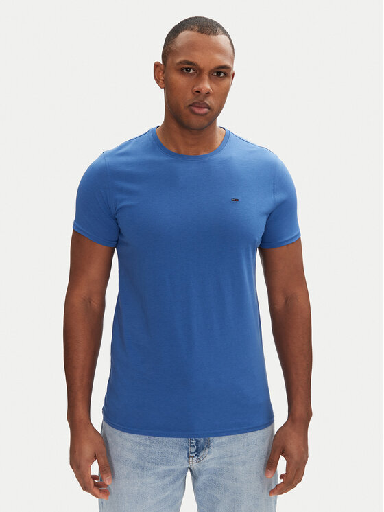 

Облегающая футболка DM0DM04411 Tommy Jeans, синий