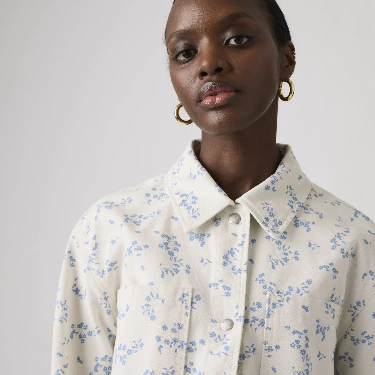 Куртка с двумя карманами Levi's, White — фото 2