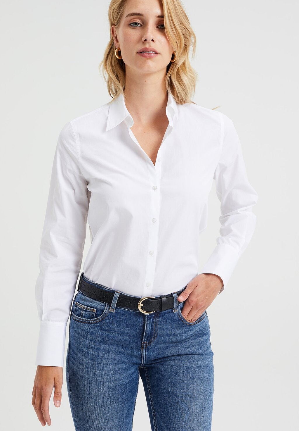 

Рубашка WE Fashion, белый