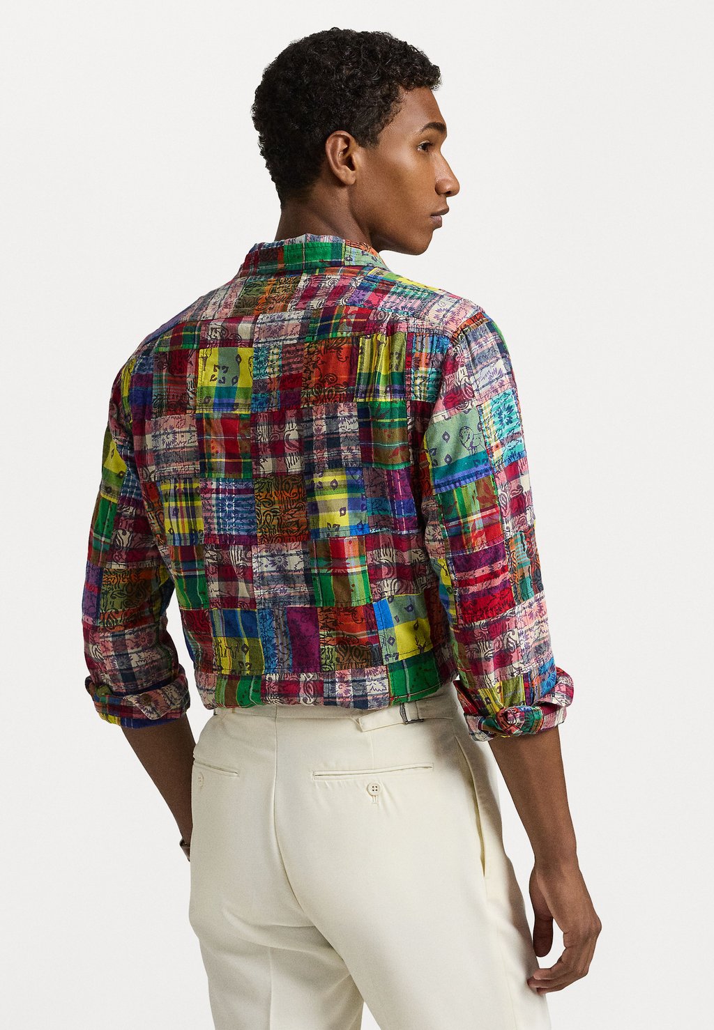

Рубашка CLASSIC FIT PATCHWORK MADRAS CAMP SHIRT Polo Ralph Lauren, мультиколор