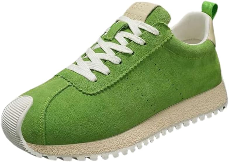 

Мужские спортивные кэжуал кроссовки - удобный дизайн на шнуровке для повседневной носки Fusecottc, зеленый