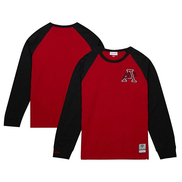 

Мужская футболка с длинным рукавом Arkansas Razorbacks Legendary Slub Raglan Mitchell & Ness