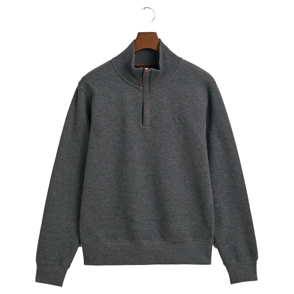 

Свитер Gant Sacker Rib Half Zip, серый