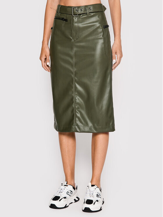 

Юбка из искусственной кожи, стандартного кроя Iceberg, зеленый