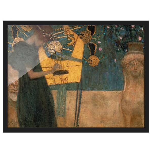 

Картина Bilderwelten Gustav Klimt Die Musik I, зеленый