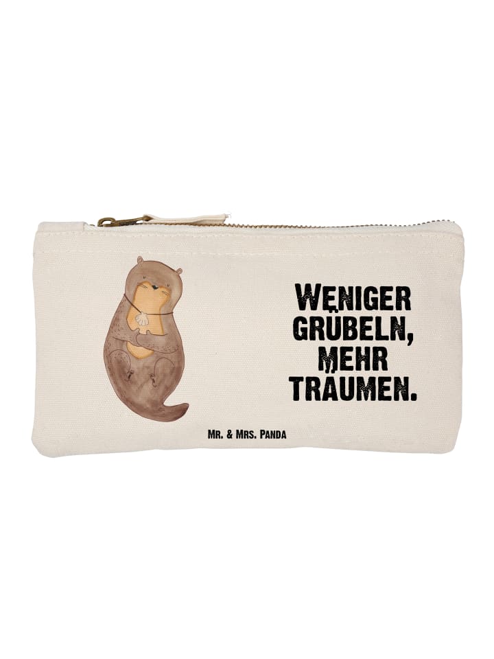 

Mr. & Mrs. Panda Пенал в виде ракушки выдры с надписью белого цвета