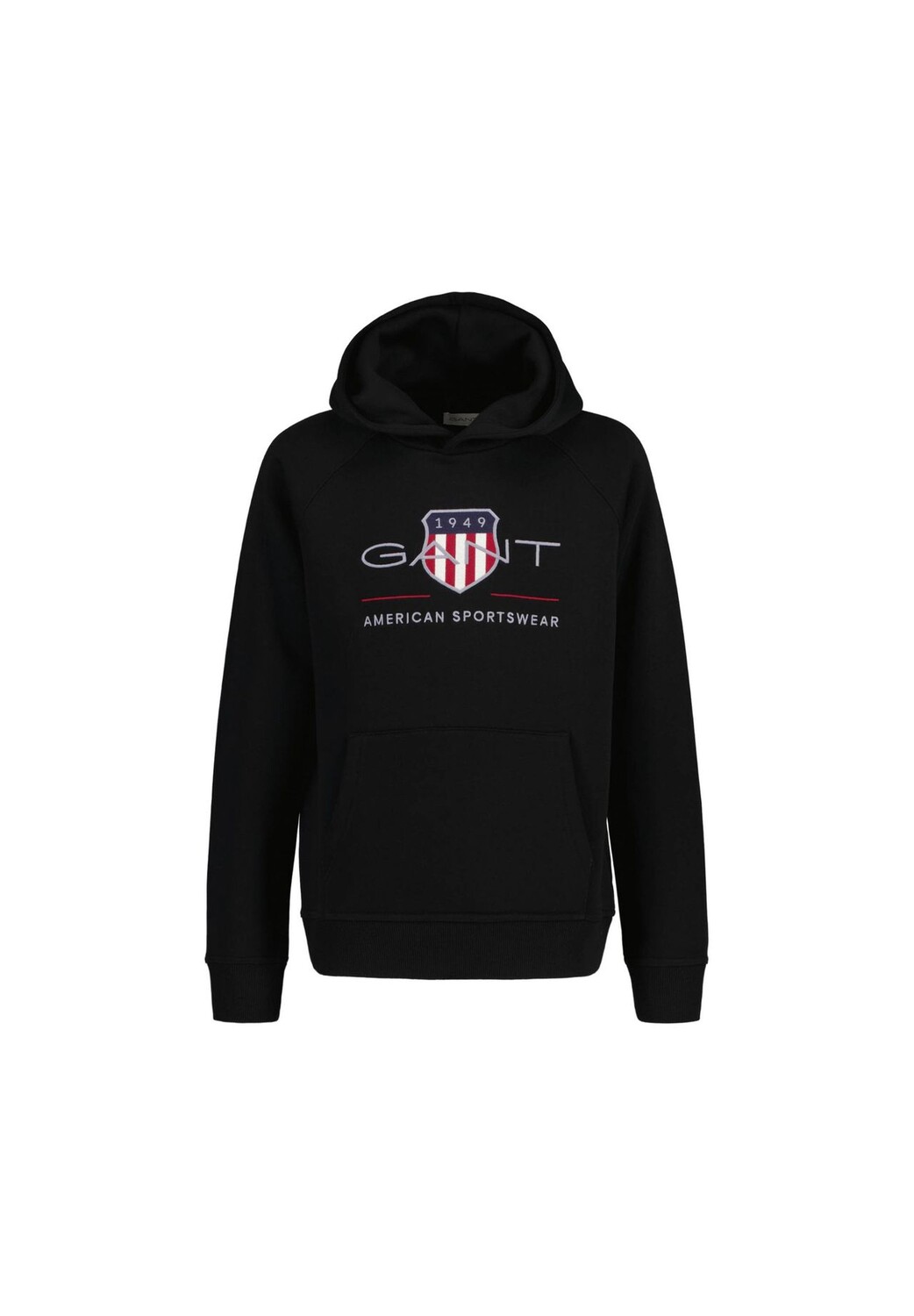 

Детская толстовка - ARCHIVE SHIELD HOODIE, свитер с капюшоном, логотип, однотонный GANT, черный