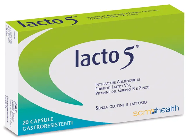 

Lacto 5 Добавка молочнокислого фермента 20 капсул Montefarmaco