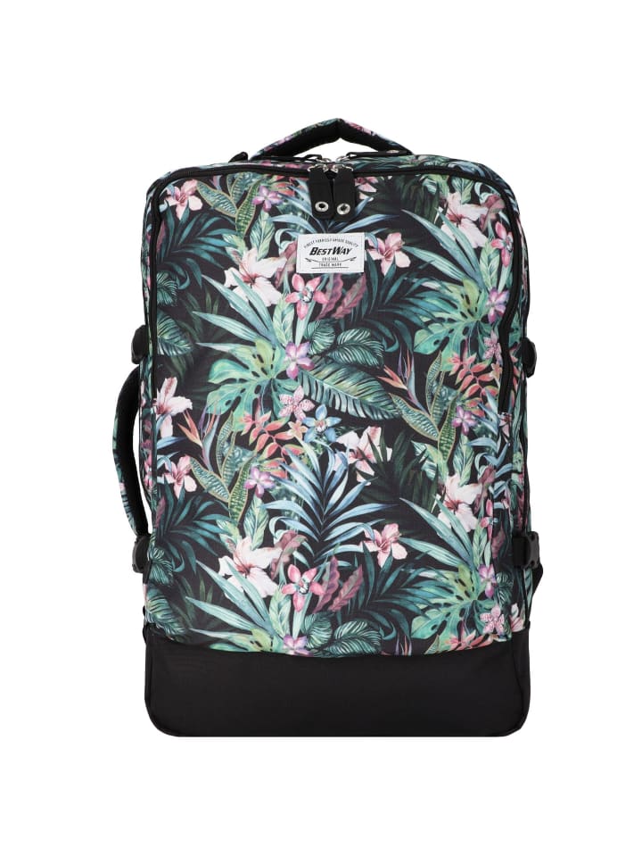 

Рюкзак Worldpack, цвет dunkelgrün-rosa
