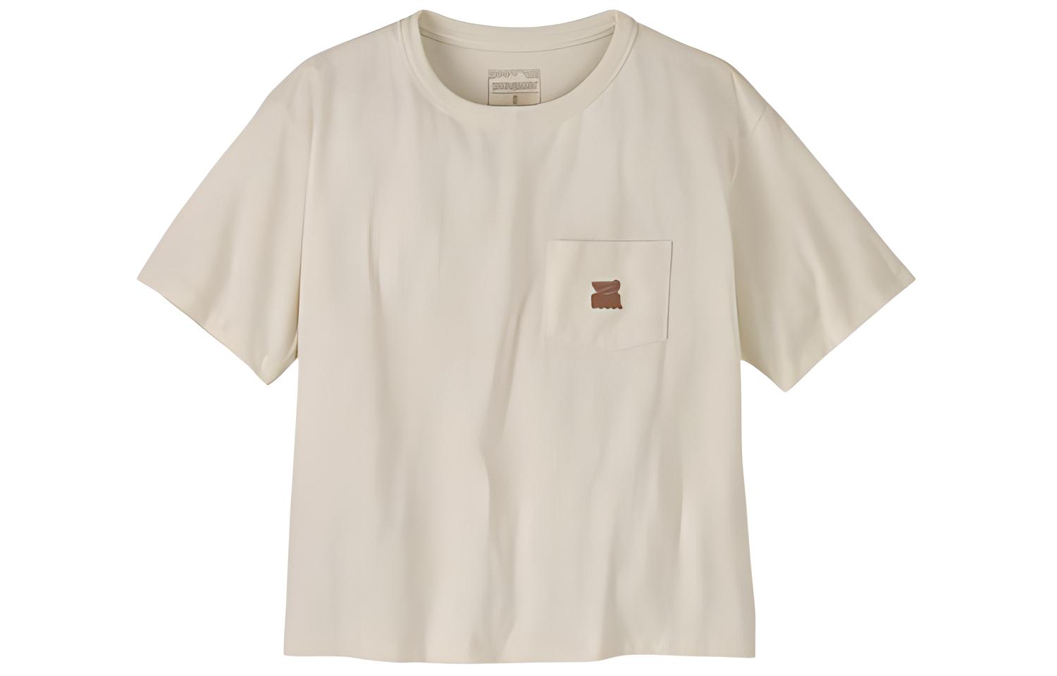 

Обычная женская футболка Patagonia, Birch White/BCW