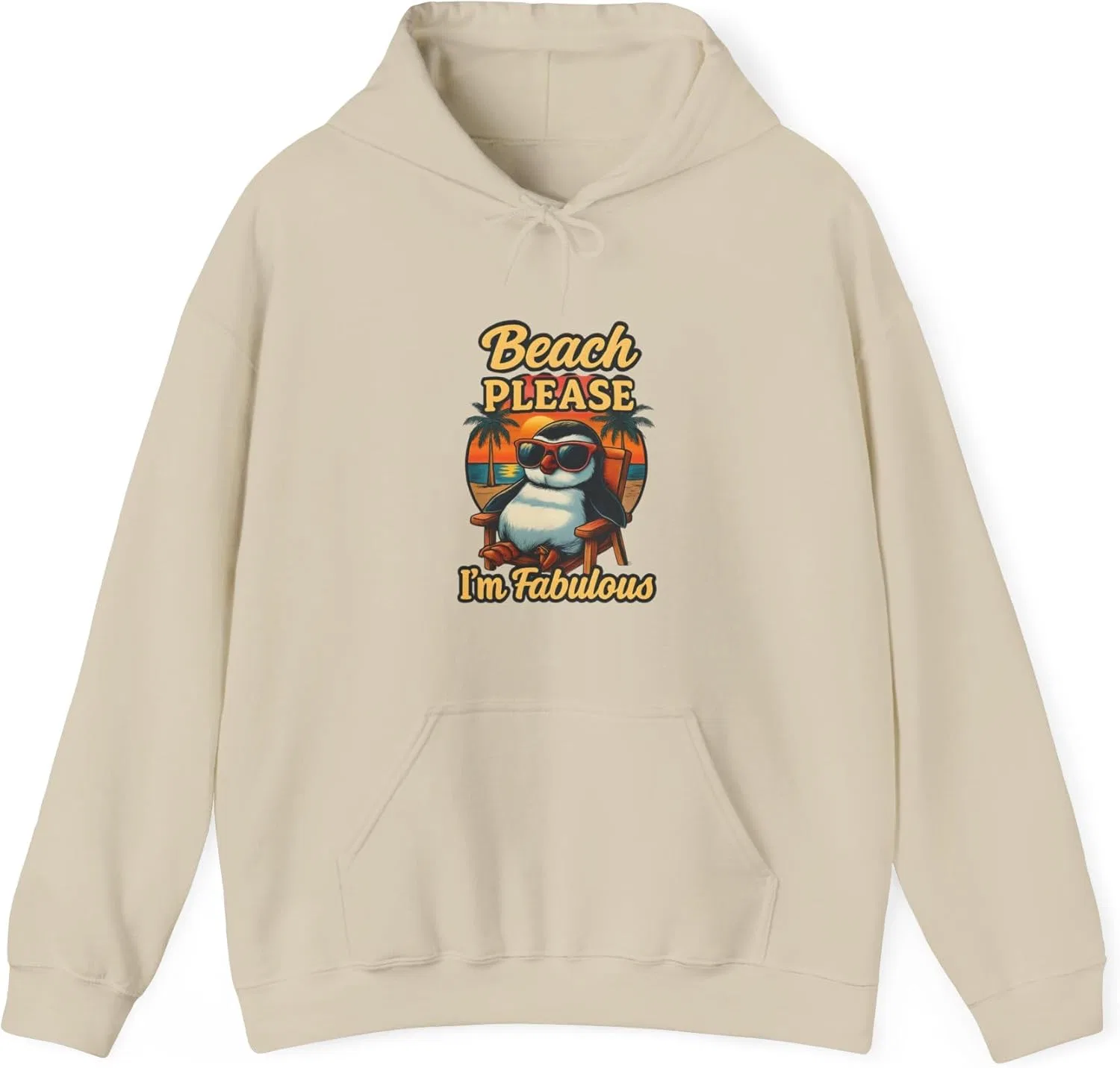 Толстовка унисекс Beach Please I'm Fabulous Heavy Blend™, стильная, летняя, отличный подарок для него/нее, для любителей пляжа