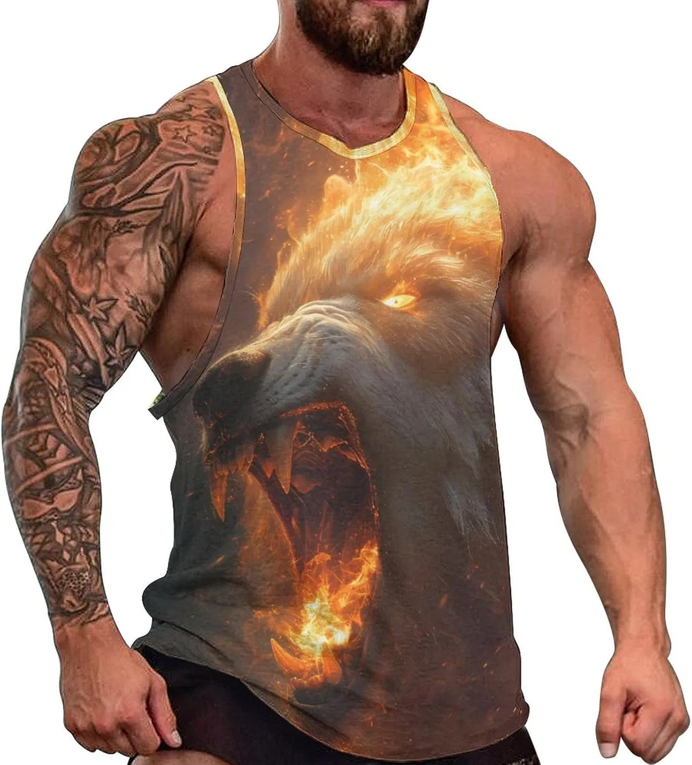 Майка с принтом Greek Mythology, Bear