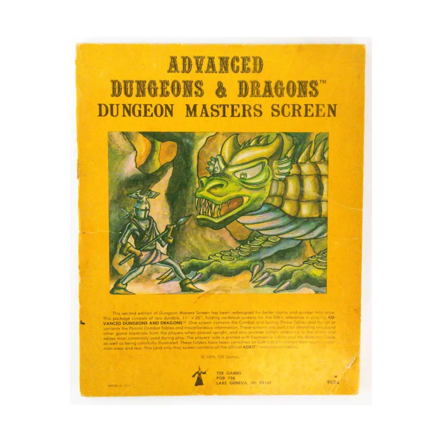 

Экран Мастера Подземелий (2-е издание) — только экран DM!, Advanced Dungeons & Dragons (1st Edition) - Core Books, Box Sets & Miscellaneous