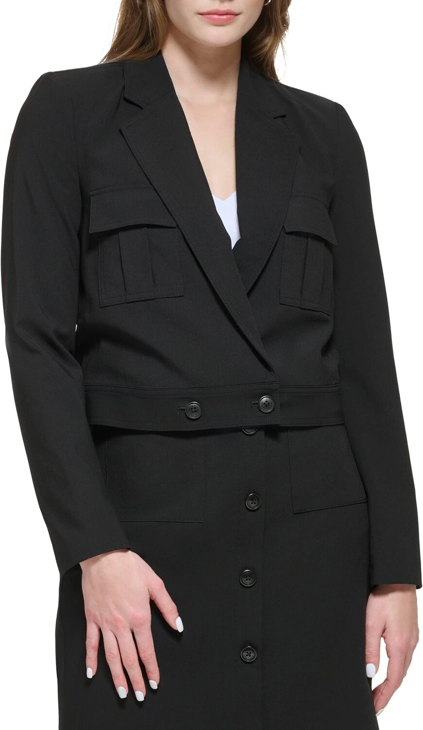 

Куртка Calvin Klein Short Jacket with Pocket, черный
