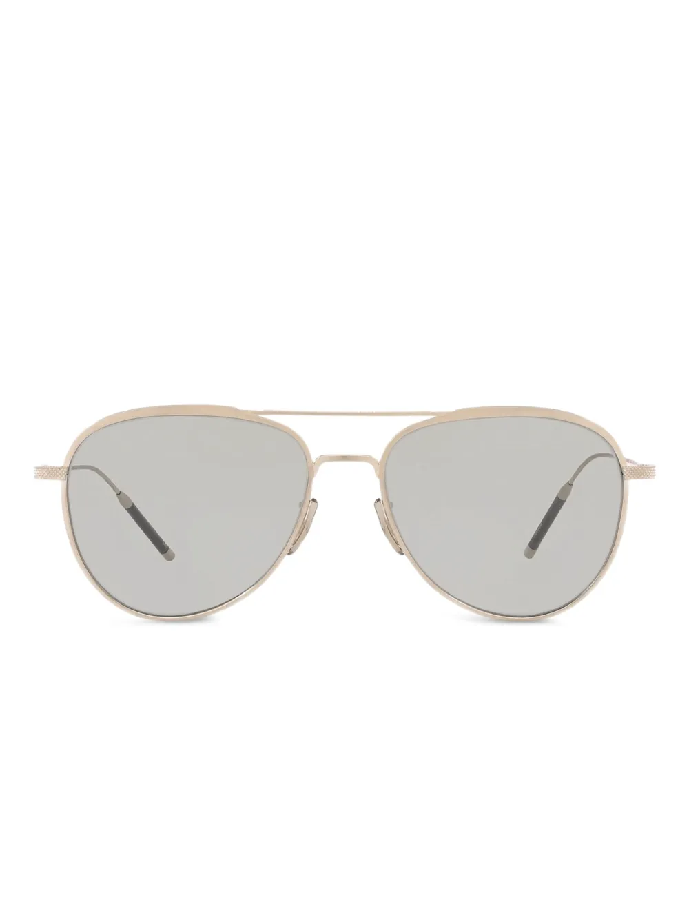 

Солнцезащитные очки TK-3 с двойным мостом Oliver Peoples, серебристый