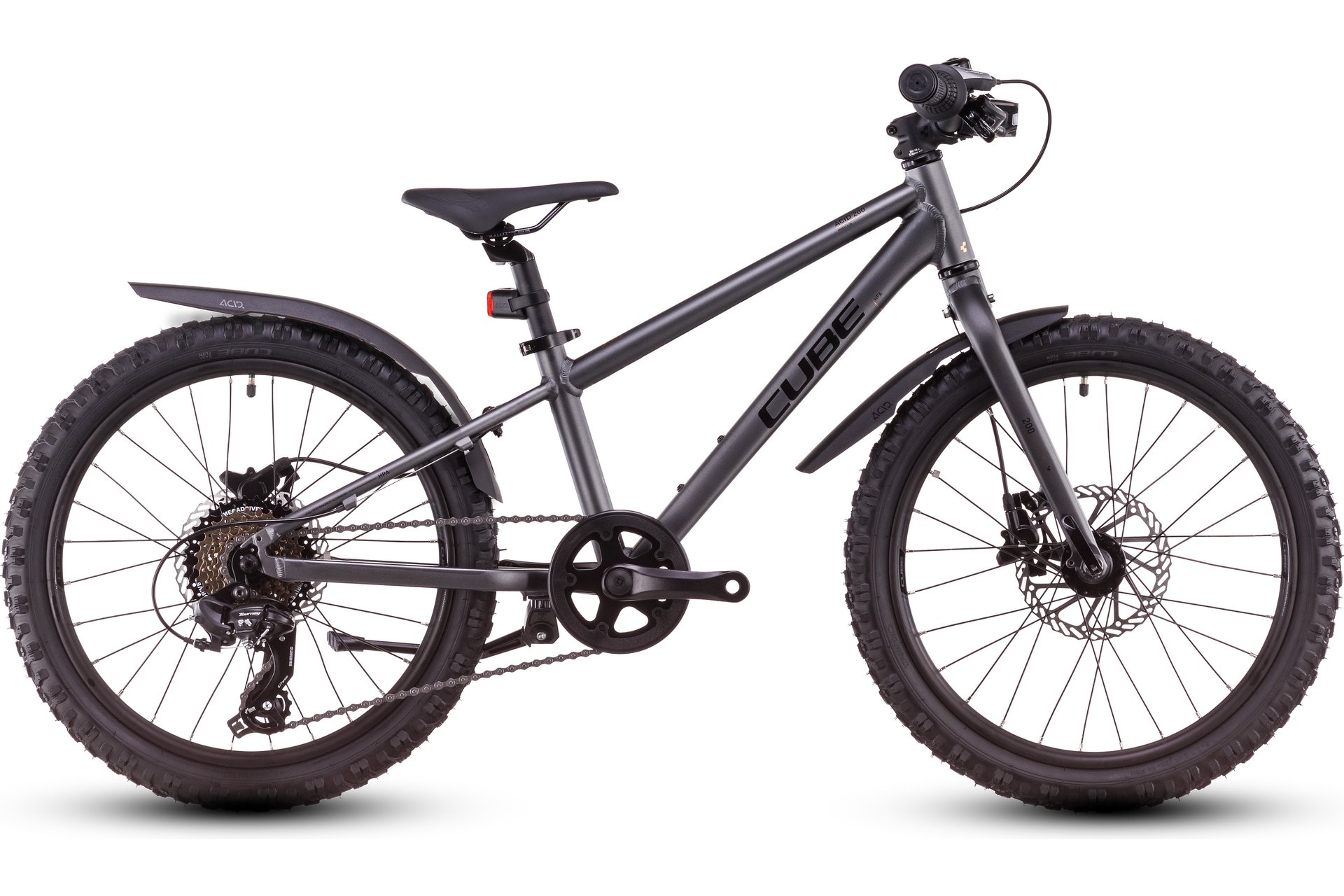 

Детский велосипед Cube Acid 200 Disc Allroad - 20 дюймов - Diamant - 2025, цвет Grau|grey´n´flash