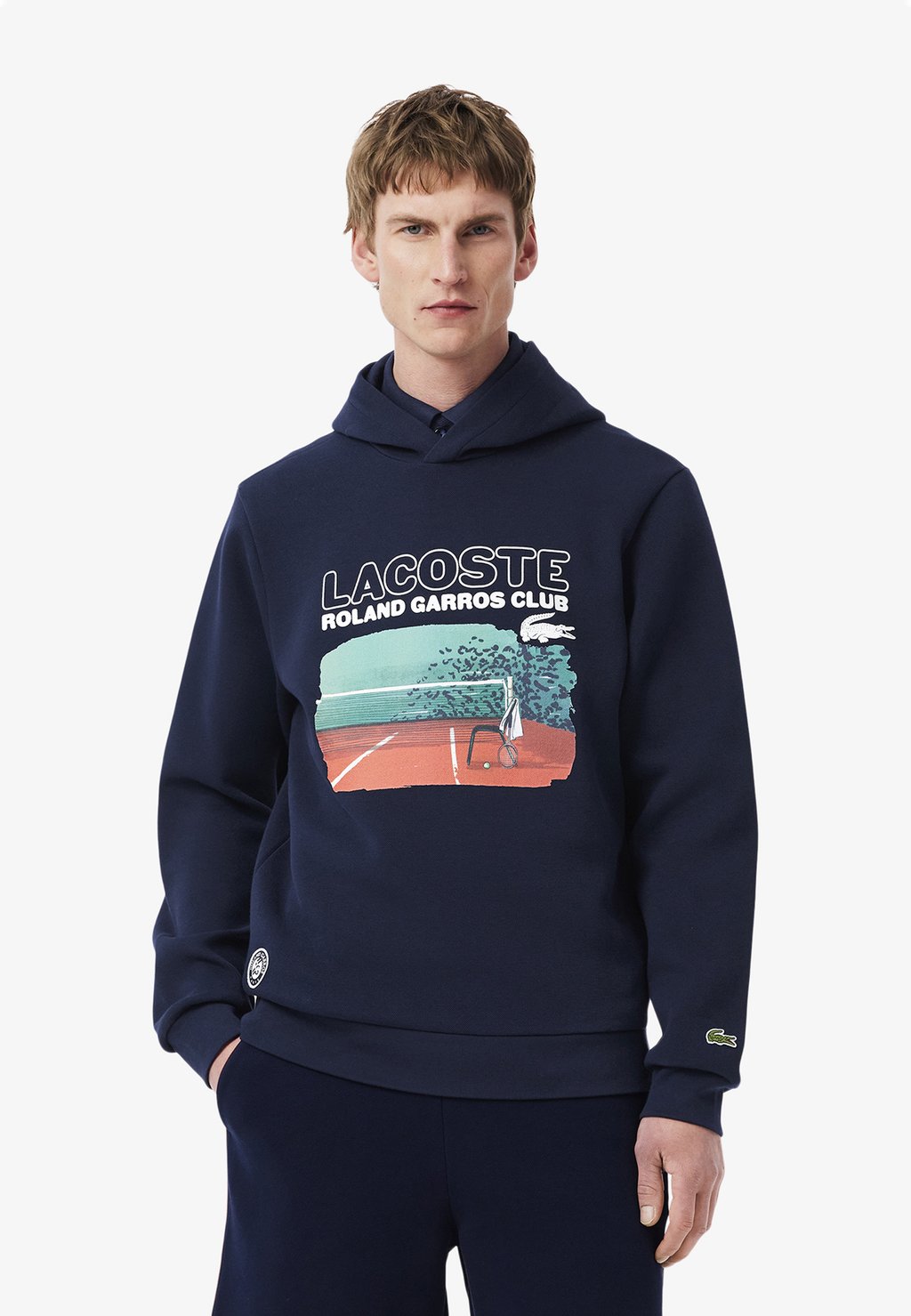 

Толстовка Hoodie Lacoste Sport, синий