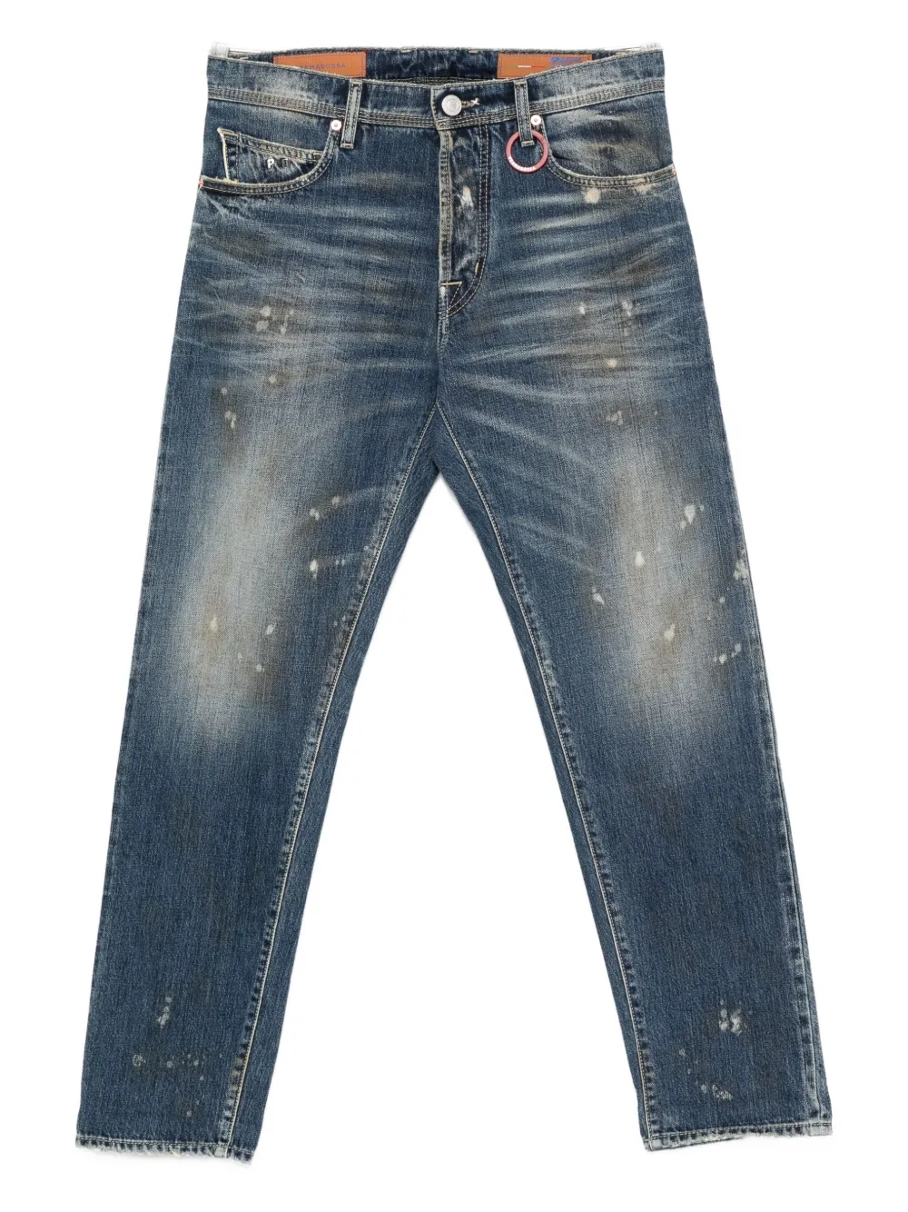 

Джинсы Dante с эффектом потертости Sartoria Tramarossa, синий