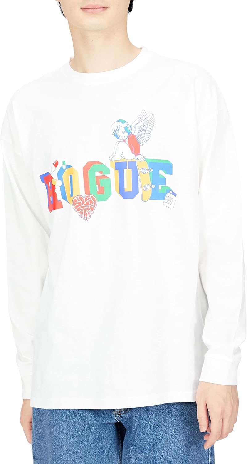 

Мужская футболка с длинным рукавом Improbes 70078 с принтом Мутант Improves, белый