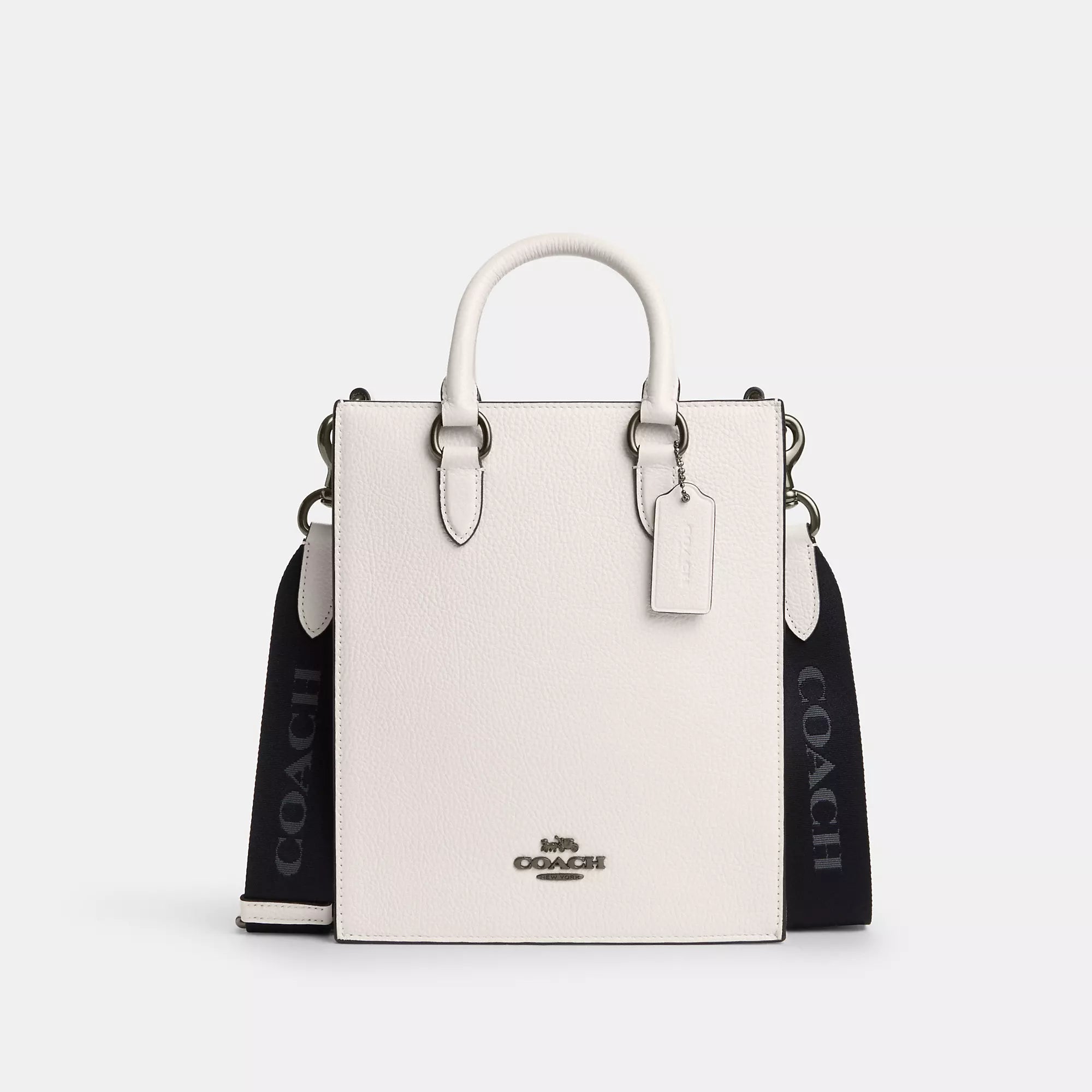 

Сумка-тоут Coach Outlet Dylan, цвет gunmetal/chalk