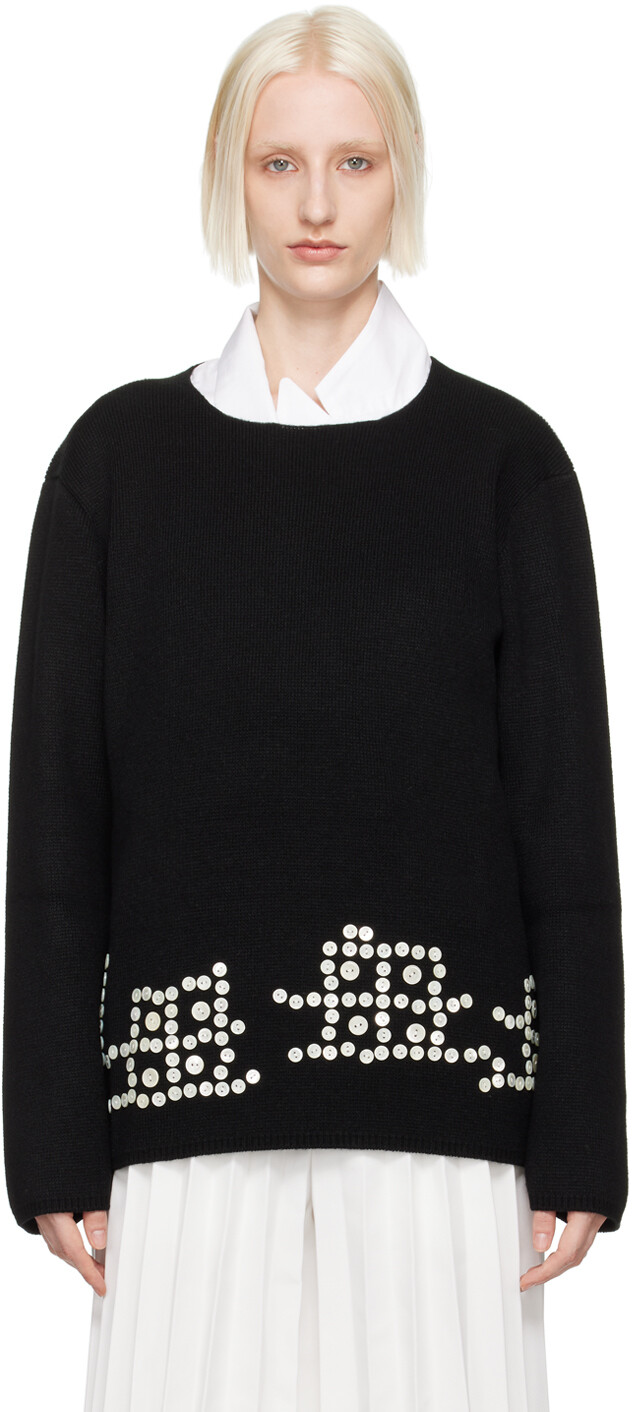 

Свитер с пуговицами Comme des Garcons Homme Plus, черный