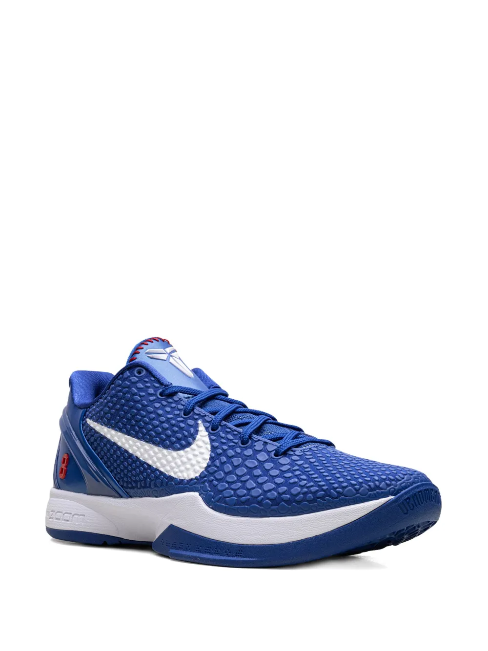Кроссовки Zoom Kobe 6 Protro Dodgers Game Royal/White/University Red Nike, синий — фото 2