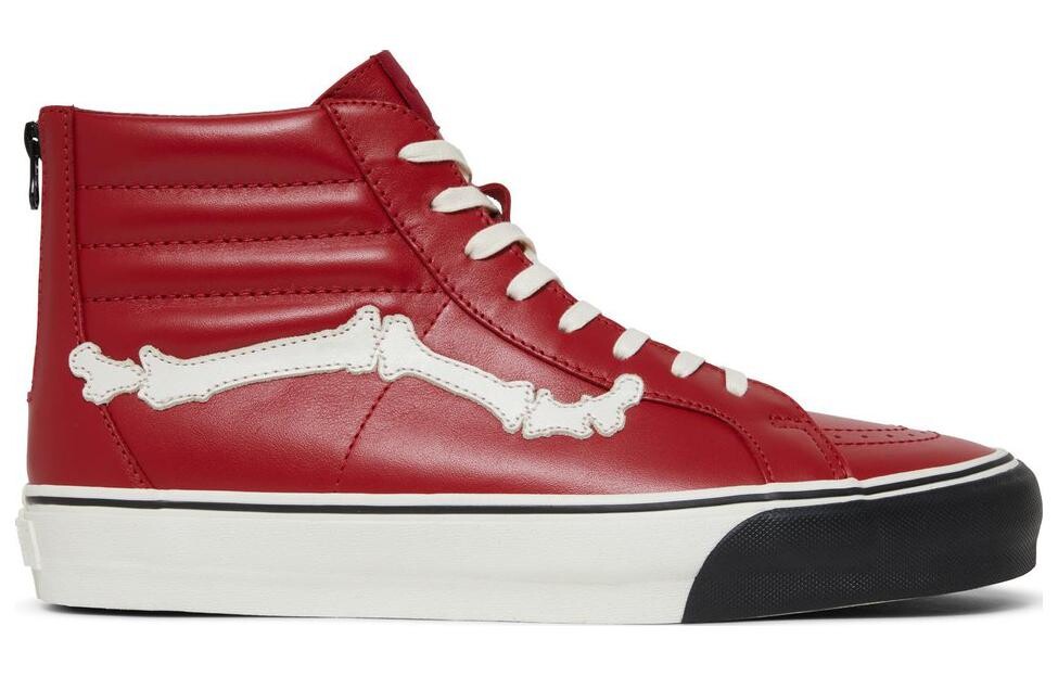 Кроссовки Vans Sk8-Hi Reissue Zip Blends Bones Chili Pepper — фото 3