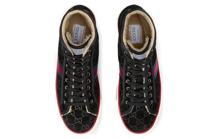 

Кроссовки мужские Gucci Tennis 1977, черный / красный