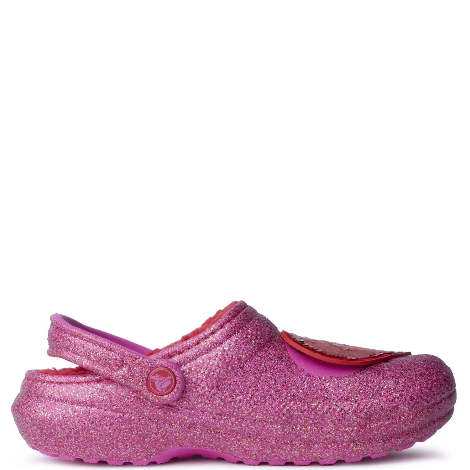 Crocs Classic Lined 208385-6EN Clog USPink Glitter Fuzzy Liner JAX1180 — фото 4