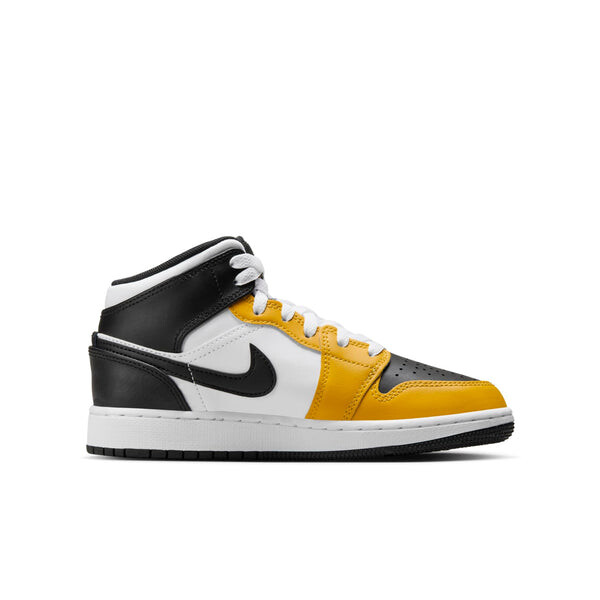 Кроссовки 1 mid 'yellow ochre' Air Jordan, желтый — фото 2