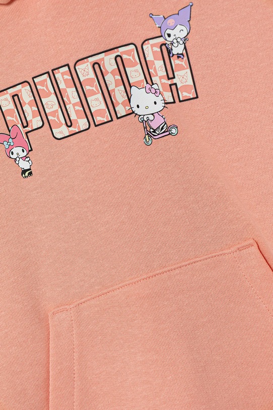 Детская толстовка HELLO KITTY & FRIENDS с капюшоном Relaxed Hoodie TR Puma, оранжевый — фото 3