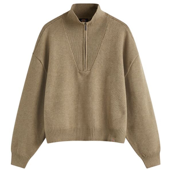 

Джемпер East Helena с застежкой-молнией 1/4 Dickies, зеленый